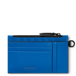 Montblanc Extreme 3.0 Card Holder 8cc with Zipped Pocket Blue D