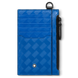 Montblanc Extreme 3.0 Card Holder 8cc with Zipped Pocket Blue 130240