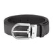 Montblanc Horseshoe Buckle 35mm Leather Belt Grey
