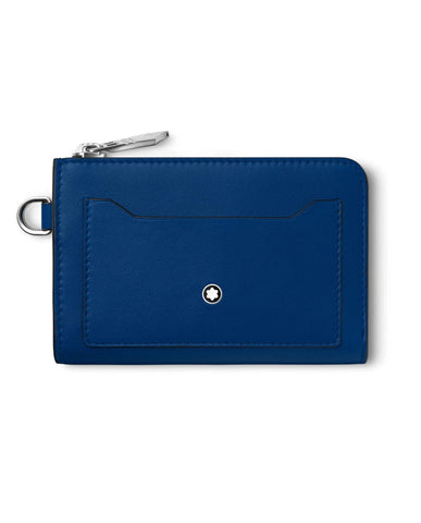 Montblanc Meisterstuck Key Pouch 4cc Blue 129690.