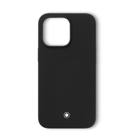 Montblanc Meisterstuck Selection Silicone Phone Case for Apple iPhone 14 Pro Black 131196