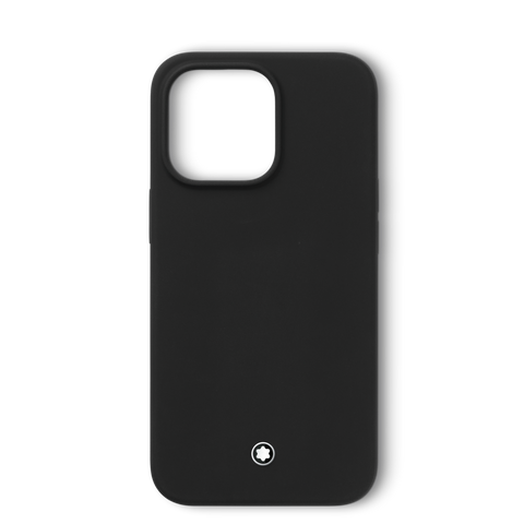 Montblanc Meisterstuck Selection Silicone Phone Case for Apple iPhone 14 Pro Black 131196