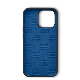 Montblanc Meisterstuck Selection Silicone Phone Case for Apple iPhone 14 Pro Black D