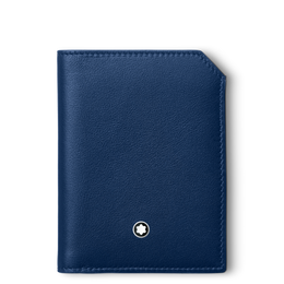 Montblanc Meisterstuck Selection Soft Mini Wallet 4cc Blue, 130061