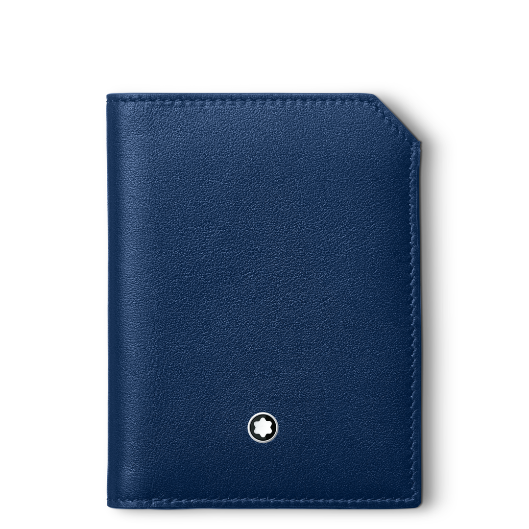Montblanc Meisterstuck Selection Soft Mini Wallet 4cc Blue D