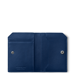 Montblanc Meisterstuck Selection Soft Mini Wallet 4cc Blue D