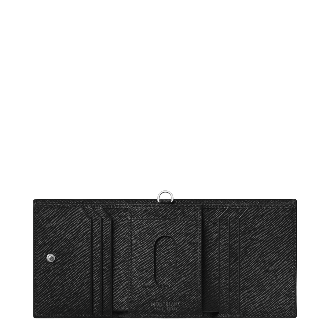 Montblanc Sartorial Business Card Holder Trifold Black D 129117 Leather