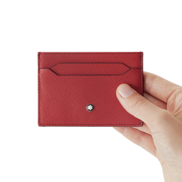 Montblanc Sartorial Card Holder 5cc Red 130831_2