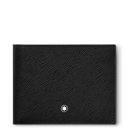 Montblanc Sartorial Wallet 6cc with 2 View Pockets Black 130318