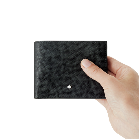Montblanc Sartorial Wallet 6cc with 2 View Pockets Black 130318_2