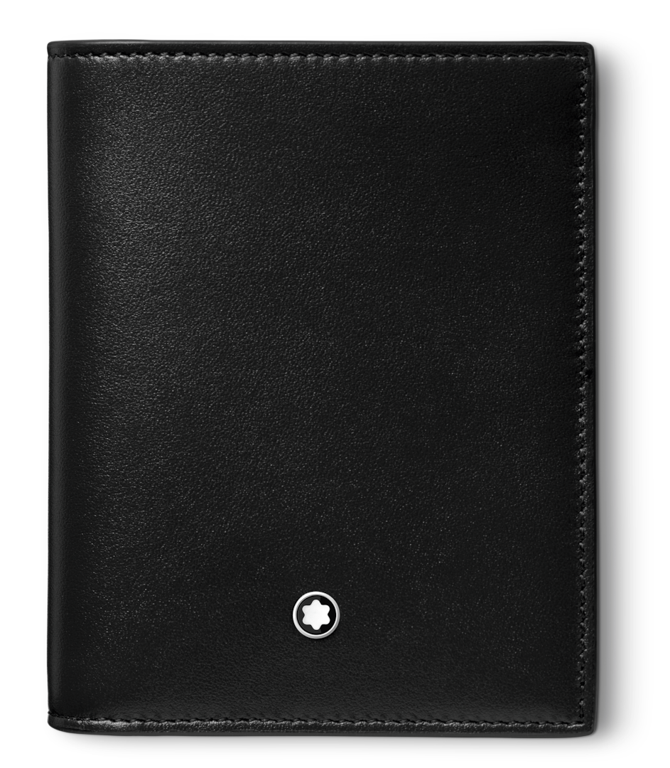 Montblanc Wallet Meisterstuck Compact 6cc Black