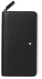 Montblanc Wallet Meisterstuck Soft Grain Zip Around 12cc Black 126255.