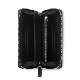 Montblanc Wallet Meisterstuck Soft Grain Zip Around 12cc Black D