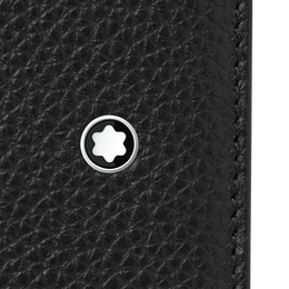 Montblanc Wallet Meisterstuck Soft Grain Zip Around 12cc Black D