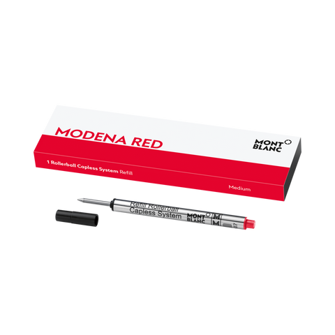 Montblanc Writing Accessories 1 Rollerball Pen Refill Capless System Medium Moderna Red 128244.