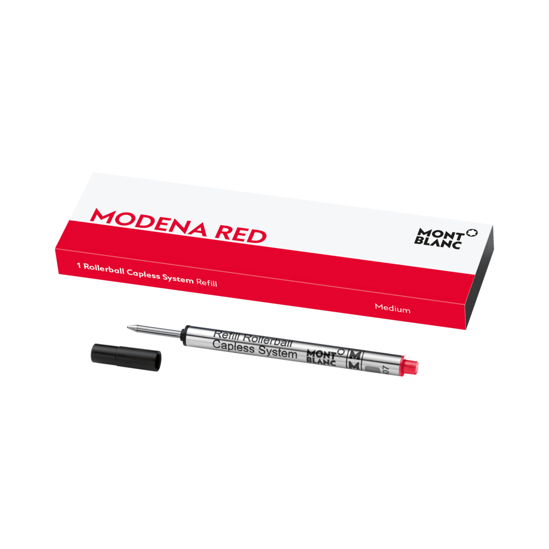 Montblanc Writing Accessories 1 Rollerball Pen Refill Capless System Medium Moderna Red