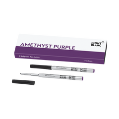 Montblanc Writing Accessories 2 Ballpoint Pen Refills Medium Amethyst Purple D