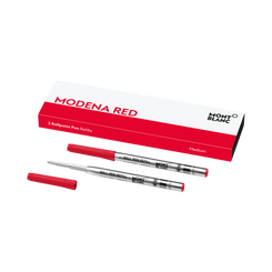 Montblanc Writing Accessories 2 Ballpoint Pen Refills Medium Moderna Red 128216.