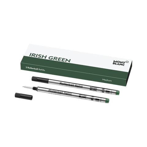 Montblanc Writing Accessories 2 Rollerball Pen Refills Medium Irish Green 128235.
