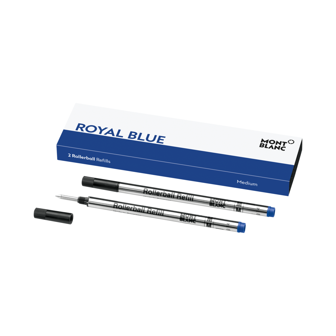 Montblanc Writing Accessories 2 Rollerball Pen Refills Medium Royal Blue