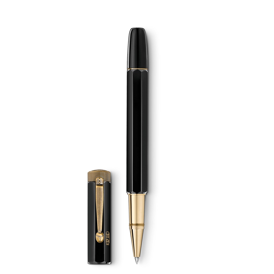 Montblanc Writing Instrument Heritage Egyptomania Special Edition Black Rollerball Pen