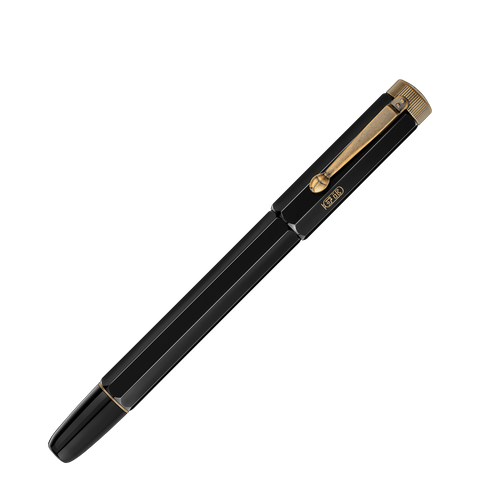 Montblanc Writing Instrument Heritage Egyptomania Special Edition Black Rollerball Pen 125493.