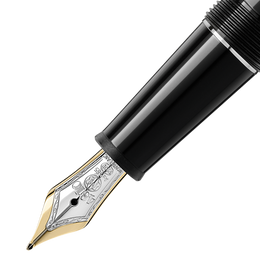 Montblanc Writing Instrument Meisterstuck Classique Platinum Coated Fountain Pen F