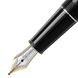 Montblanc Writing Instrument Meisterstuck Classique Platinum Coated Fountain Pen F
