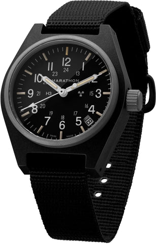 Marathon Watch General Purpose Black Quartz With Date GPQ WW194015BK-0101