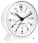 Marathon Clock Mechanical WindUp Alarm White CL034001-WH-WH-NA