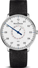 MeisterSinger Watch Neo Plus Pointer Date NED401 Suede Leather Black
