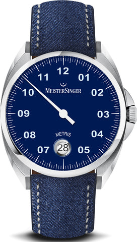 MeisterSinger Watch Metris Blue Denim ME908_SD04-1