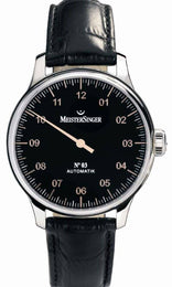 MeisterSinger N. 03 D BM904 Croco Print Black