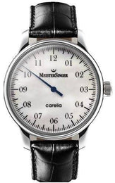 MeisterSinger Carelia D CM301N Croco Print Black