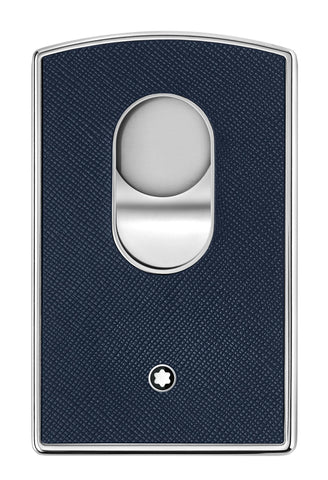 Montblanc Sartorial Hard Shell Blue Business Card Holder 128592