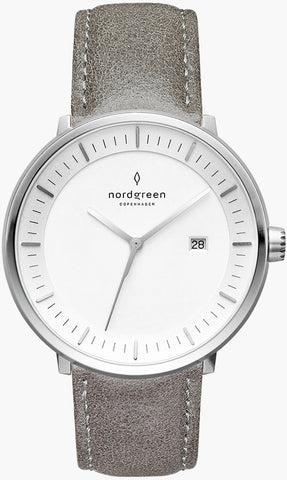 Nordgreen Watch Philosopher PH40SILEGRXX