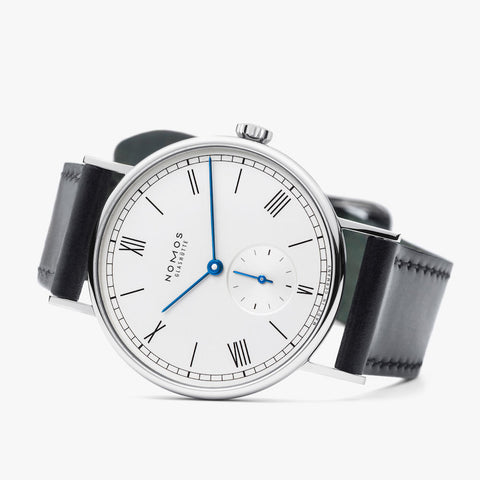 Nomos Glashutte Ludwig Steel Back Watch