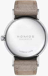 Nomos Glashutte Ludwig 33 Steel Back Watch