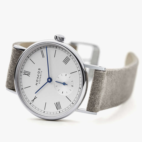 Nomos Glashutte Ludwig 33 Steel Back Watch