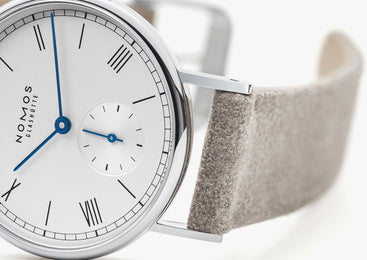 Nomos Glashutte Ludwig 33 Steel Back Watch