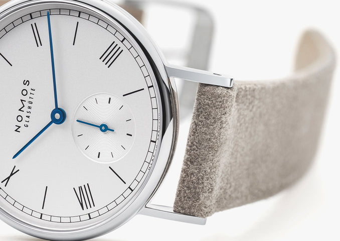 Nomos Glashutte Ludwig 33 Steel Back Watch