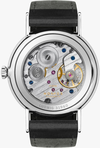 Nomos Glashutte Ludwig Sapphire Crystal Watch