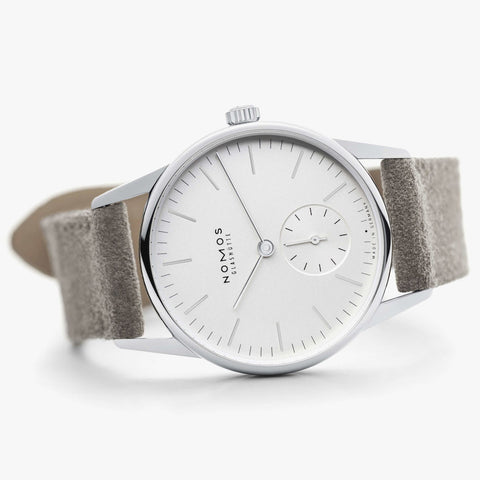 Nomos Glashutte Orion 33 White Sapphire Crystal Watch