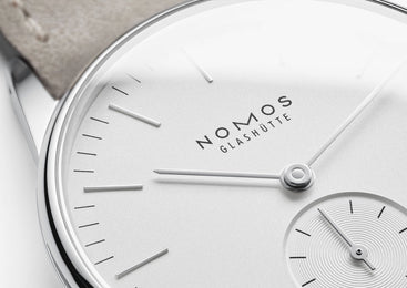 Nomos Glashutte Orion 33 White Sapphire Crystal Watch