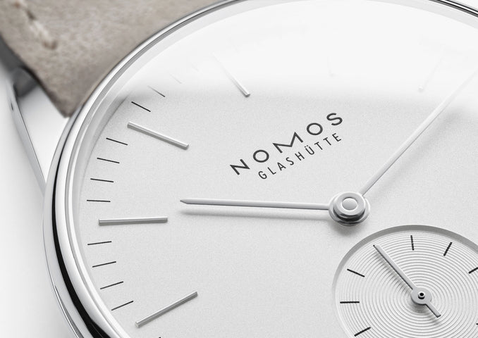 Nomos Glashutte Orion 33 White Sapphire Crystal Watch
