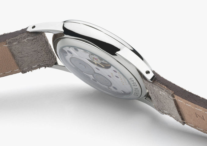 Nomos Glashutte Orion 33 White Sapphire Crystal Watch