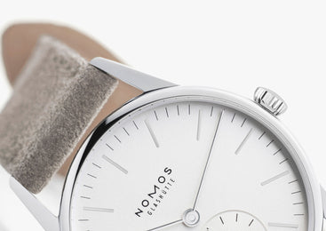 Nomos Glashutte Watch Orion 33 White Sapphire Crystal