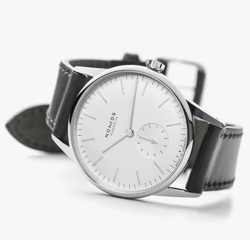 Nomos Glashutte Watch Orion White Sapphire Crystal