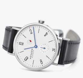 Nomos Glashutte Tangente Datum Gangreserve Sapphire Crystal Watch