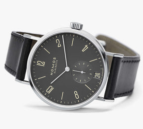 Nomos Glashutte Tangomat Ruthenium Datum Sapphire Crystal Watch